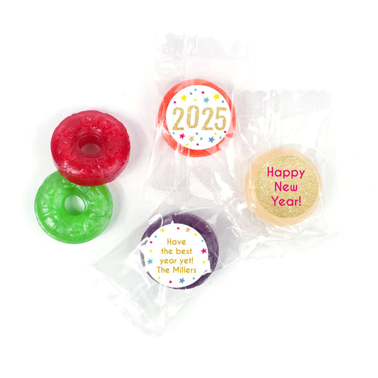 Personalized New Year's Eve Starry Celebration Life Savers 5 Flavor Hard Candy