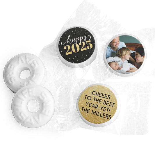 Personalized New Year's Eve Royal Glitz Life Savers Mints