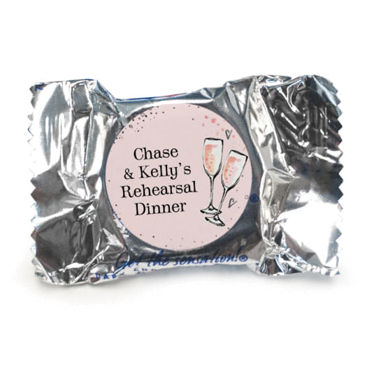 Bonnie Marcus Collection Rehearsal Dinner The Bubbly Custom York Peppermint Patties - pack of 70