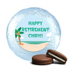 Personalized Bonnie Marcus Collection Retirement Beach Belgian Chocolate Covered Oreos (24 Pack)