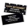 Personalized Bonnie Marcus Collection Retirement Fireworks Chocolate Bar Wrapper Only