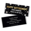 Personalized Bonnie Marcus Collection Retirement Fireworks Chocolate Bar Wrapper Only