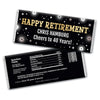 Personalized Bonnie Marcus Collection Retirement Fireworks Chocolate Bar Wrapper Only