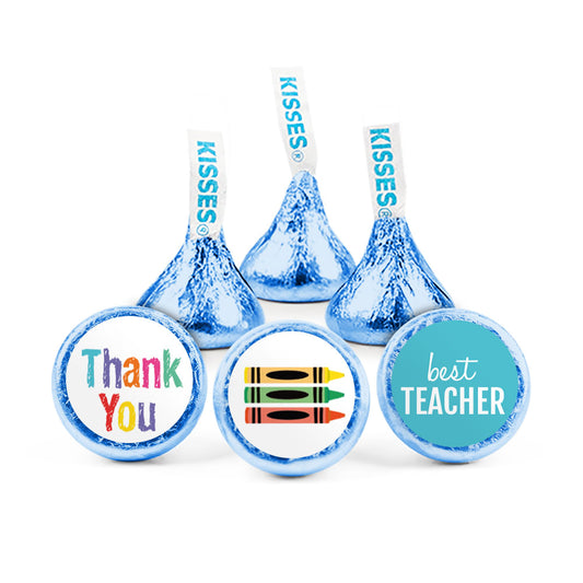 Teacher Appreciation Colorful Thank You Hershey's Kisses