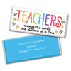 Personalized Teacher Appreciation Gold Star Chocolate Bar Wrappers