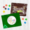 Teacher Appreciaiton Gold Stars Milk Chocolate M&Ms Favor Bag