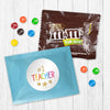 Teacher Appreciaiton Gold Stars Milk Chocolate M&Ms Favor Bag