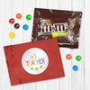 Teacher Appreciaiton Gold Stars Milk Chocolate M&Ms Favor Bag