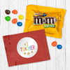 Teacher Appreciaiton Gold Stars Peanut M&Ms Favor Bag