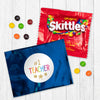 Teacher Appreciaiton Gold Stars Skittles Favor Bag