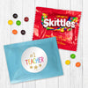 Teacher Appreciaiton Gold Stars Skittles Favor Bag