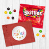 Teacher Appreciaiton Gold Stars Skittles Favor Bag