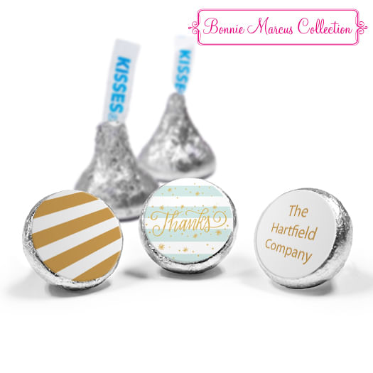 Personalized Thank You Stars and Stripes Hershey's Kisses