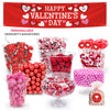 Personalized Valentine's Day Fading Hearts Deluxe Candy Buffet