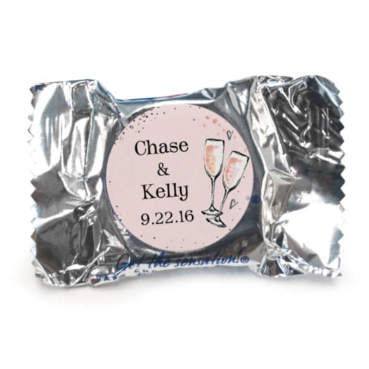 Bonnie Marcus Collection Wedding The Bubbly Personalized York Peppermint Patties - pack of 70