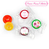 Bonnie Marcus Collection Floral Embrace Wedding Stickers Personalized LifeSavers 5 Flavor Hard Candy