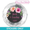 Wedding Wedding Reception Favors 1.25" Stickers (48 Stickers)