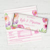 Personalized Bonnie Marcus Floral Embrace Chocolate Bar Wrappers Only