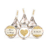 Personalized Wedding Glitter Hershey's Kisses