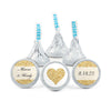 Personalized Wedding Glitter Hershey's Kisses