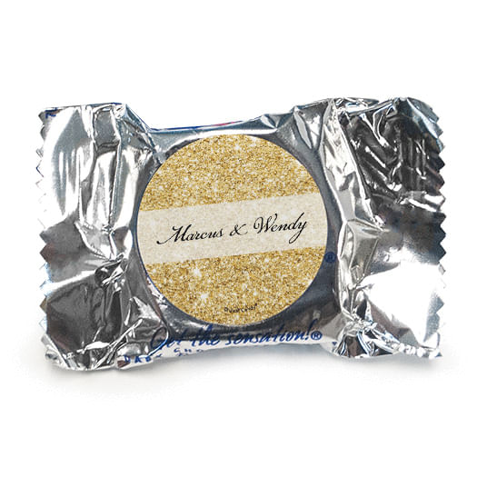 Personalized Bonnie Marcus Wedding All That Glitters York Peppermint Patties - pack of 70