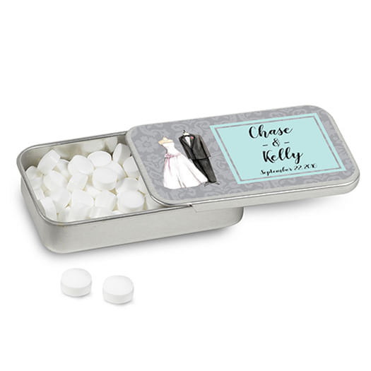 Bonnie Marcus Collection Personalized Mint Tin Together Forever Custom Wedding Favor