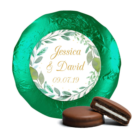 Personalized Wedding Forever Foliage Chocolate Covered Oreos