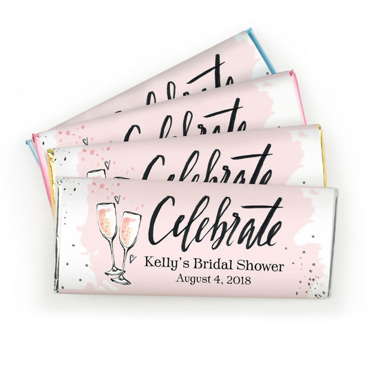 Bonnie Marcus Collection Personalized Chocolate Bar Wrappers Chocolate and Wrapper The Bubbly Custom Bridal Shower