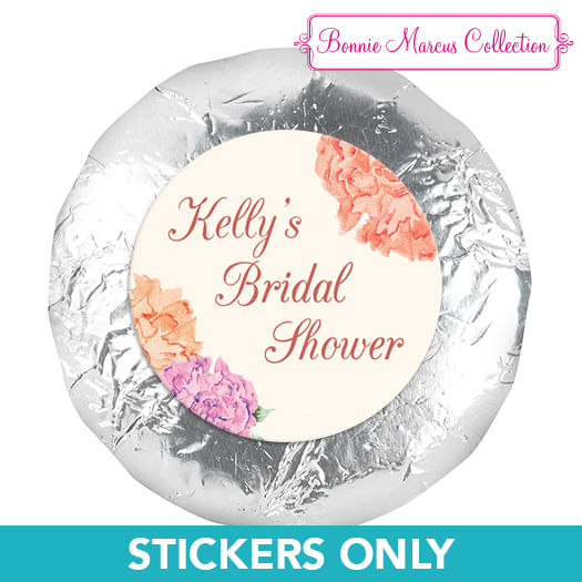 Bridal Shower Blooming Joy 1.25" Stickers (48 Stickers)