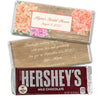 Bonnie Marcus Collection Personalized Hershey's Milk Chocolate Bar Chocolate and Wrapper Blooming Joy Bridal Shower Favor