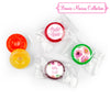 Bonnie Marcus Collection Floral Embrace Bridal Shower Stickers - Custom LifeSavers 5 Flavor Hard Candy