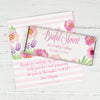 Bonnie Marcus Collection Personalized Chocolate Bar Wrappers Bridal Shower Floral Embrace Personalized