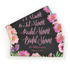 Bonnie Marcus Collection Personalized Chocolate Bar Wrappers Bridal Shower Floral Embrace Personalized