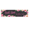 Personalized Bridal Shower Floral Embrace 5 Ft. Banner