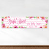 Personalized Bridal Shower Floral Embrace 5 Ft. Banner