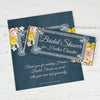 Personalized Bonnie Marcus Bridal Shower Chalkboard Flowers Chocolate Bar Wrapper