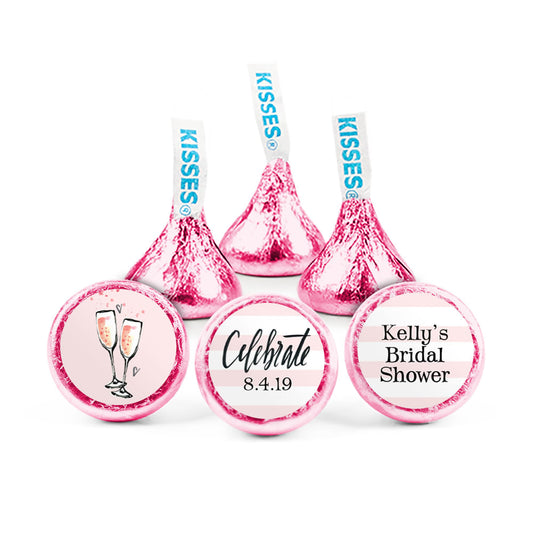 Personalized The Bubbly Bridal Shower Hershey's Kisses