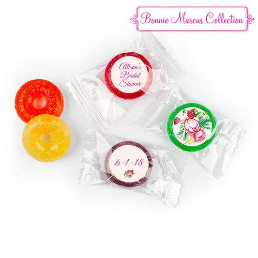 Personalized Bonnie Marcus Bridal Shower Fabulous Floral Life Savers Mints