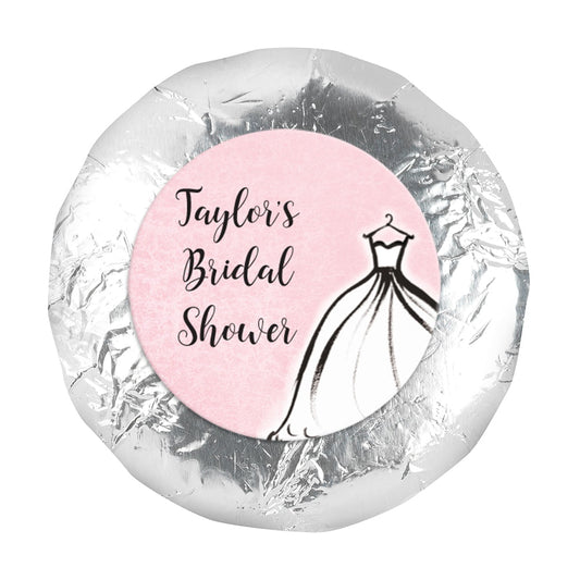 Personalized Bridal Shower Elegance 1.25" Stickers (48 Stickers)