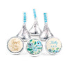 Personalized Bridal Shower Something Blue Hershey's Kisses