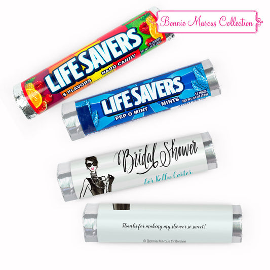 Personalized Bridal Shower Vogue Lifesavers Rolls (20 Rolls)