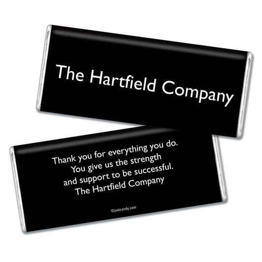 Personalized Business Promotional Business Card Hershey's Milk Chocolate Bar & Wrapper