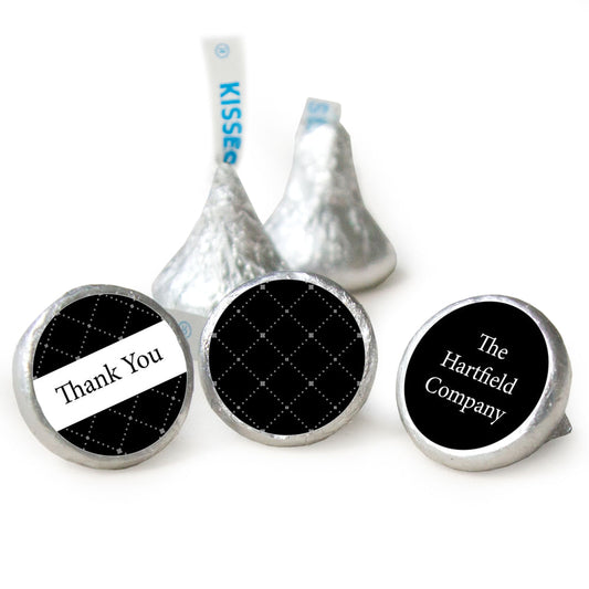 Business Promotional Personalized Hershey's Kisses Criss Cross Assembled Kisses