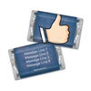 Personalized Business Promotional Thumbs Up Hershey's Miniature Wrappers Only