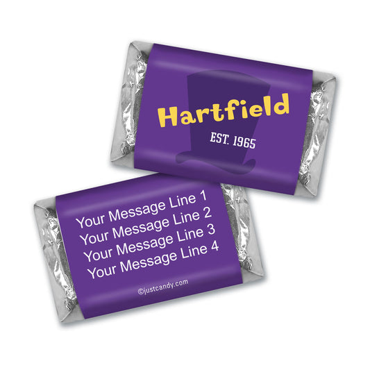 Personalized Business Promotional Willy Wonka Theme Hershey's Miniatures