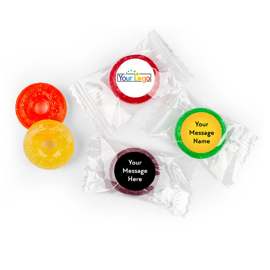 Personalized LifeSavers 5 Flavor Hard Candy - Boost Business Favor Stickers