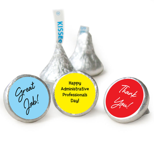 Custom Hershey's Kisses Candy - Superlatives Thank You Stickers Assembled Kisses