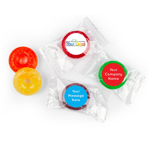 Personalized LifeSavers 5 Flavor Hard Candy - Prestige Business Favor Stickers