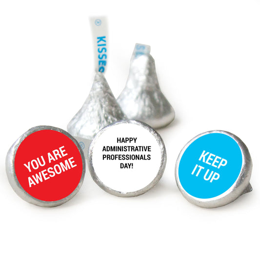 Custom Hershey's Kisses Candy - Valuable Thank You Stickers Assembled Kisses