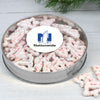 Persoalized Add Your Logo Large Plastic Tin Peppermint Yogurt Tree Pretzels (40pcs)